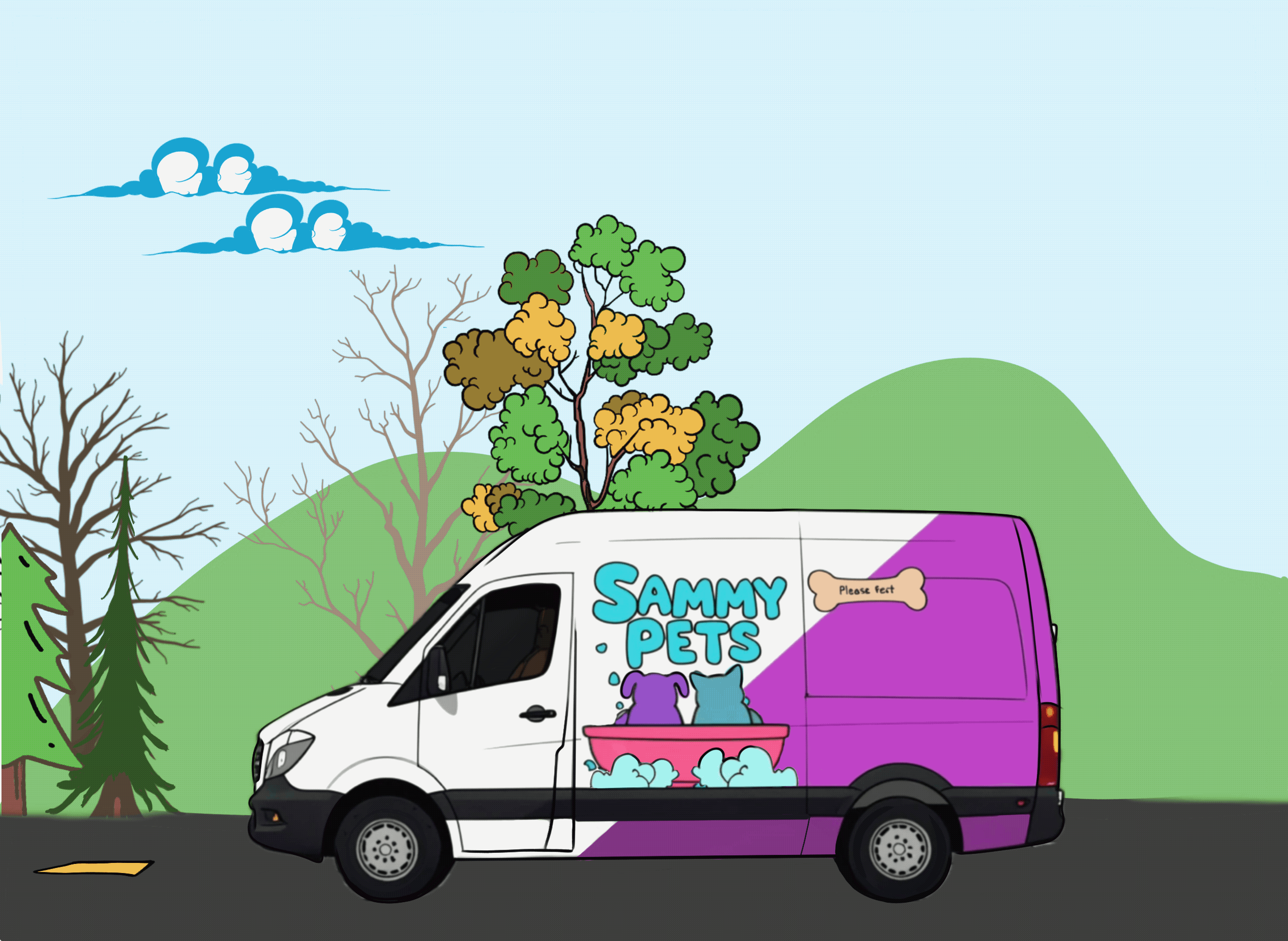 Sammy Pets Van